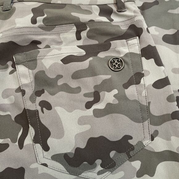 G Fore Pants Mens 30 X 32 Camouflage Print Gray Golf Athleisure NWT NEW - Picture 6 of 12